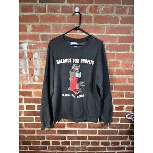 Vintage Y2k 90s Snap On Ask For Demo Wheel Balancer WB-250 Crewneck Adult Large